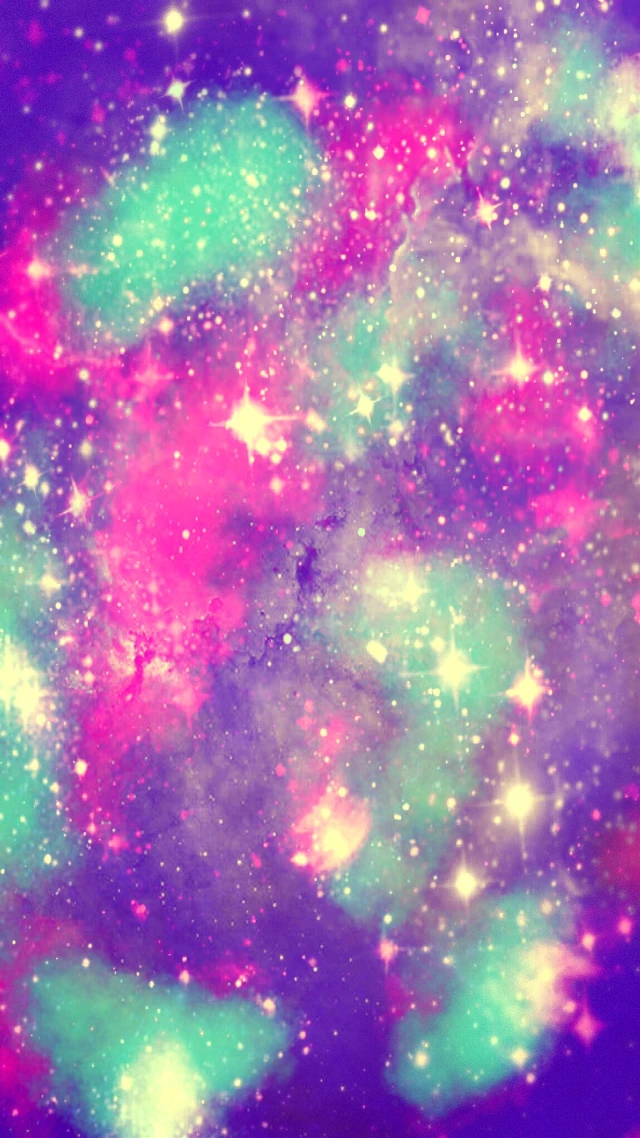 Glitter Galaxy Purple Pink Cosmos Image By Mpink