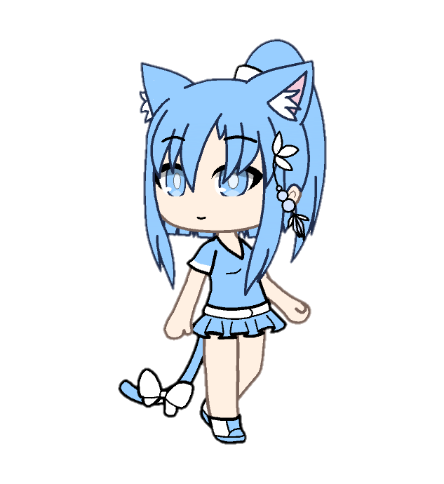 blue gachaverse~ freetoedit sticker by @starbunnie