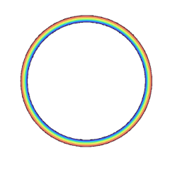 circle rainbow freetoedit