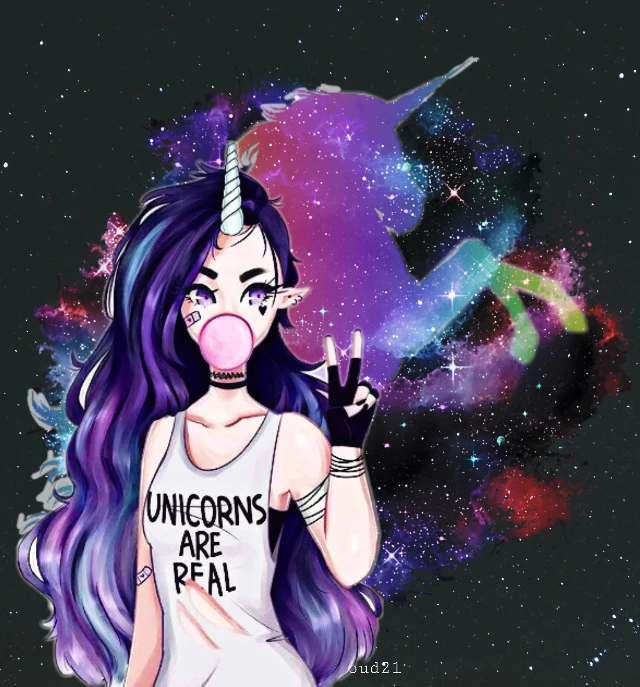 Freetoedit Remixit Unicorns Unicorn Stickers Galaxy Gal