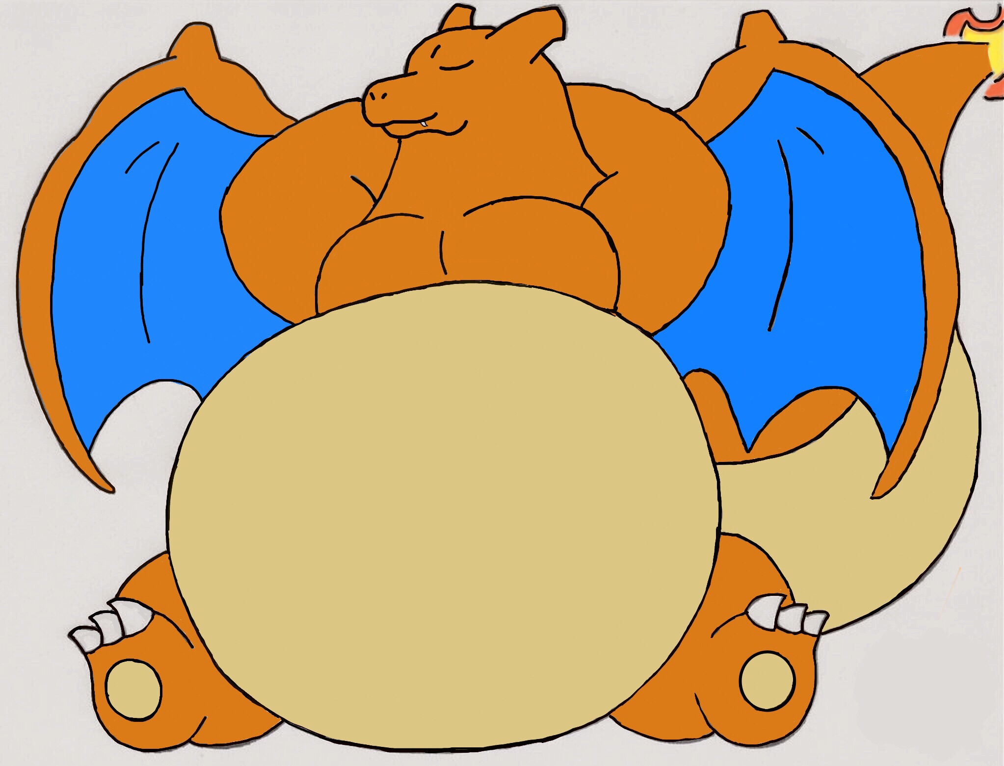 fat belly charizard