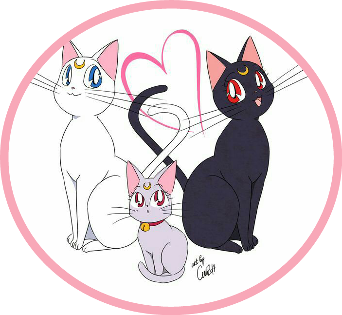 Luna And Artemis Sailor Moon Cat Sailor Moon Art Diana Sailor Moon | My ...