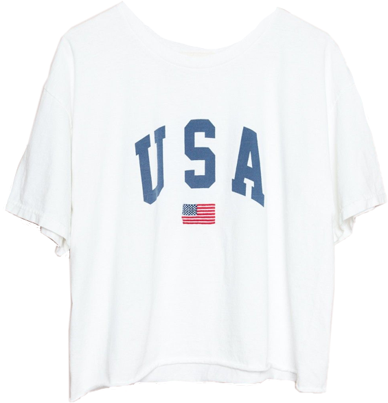 usa shirt clothes shirts sticker by brandymelville