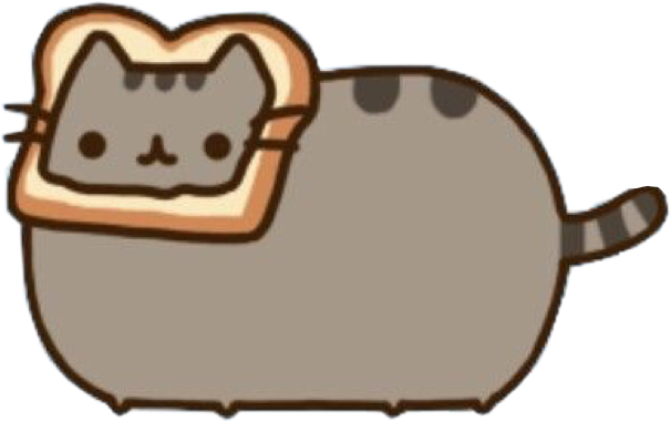 pusheen cat bread