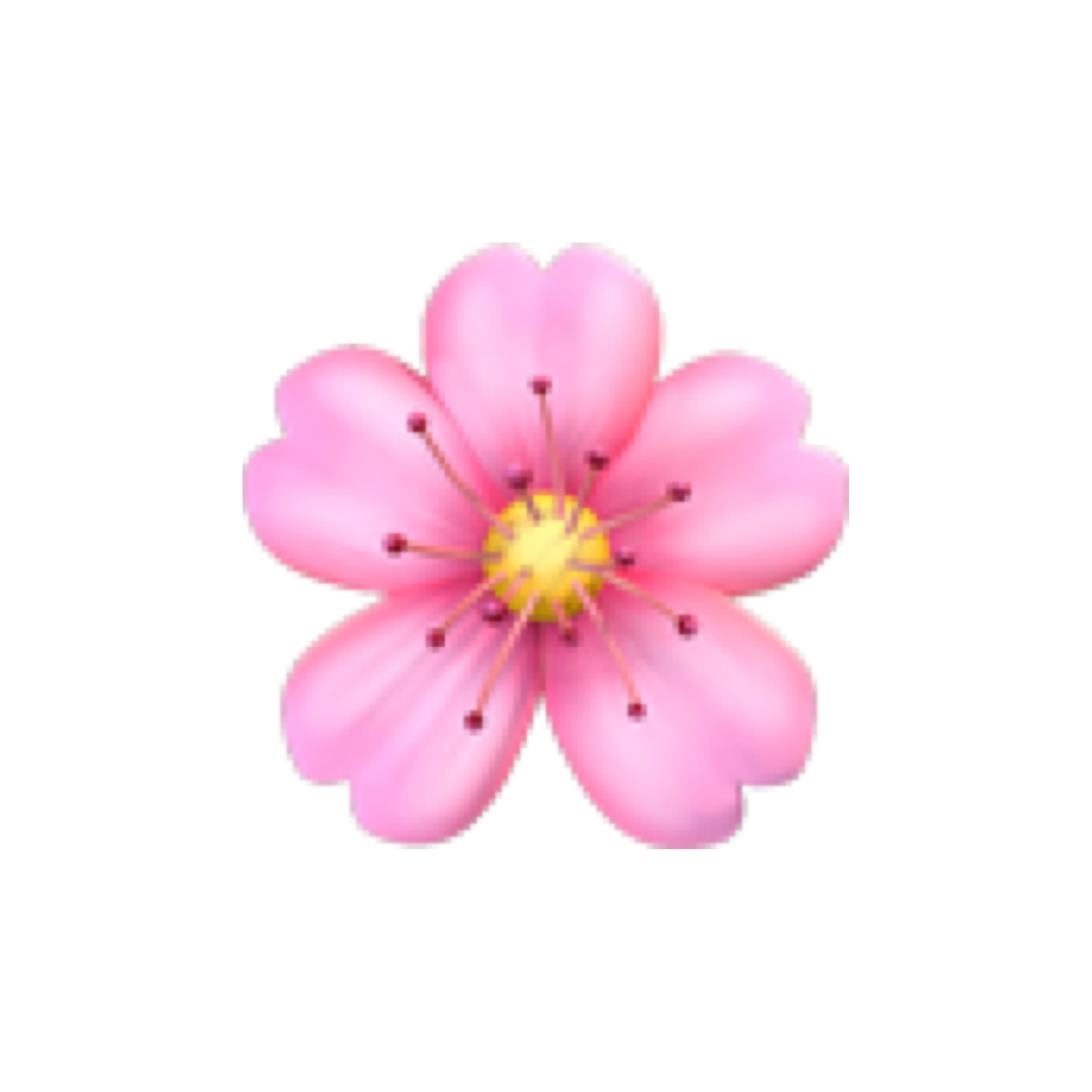  flower  pink rosa blume ios apple  emoji  emojis freetoedi 