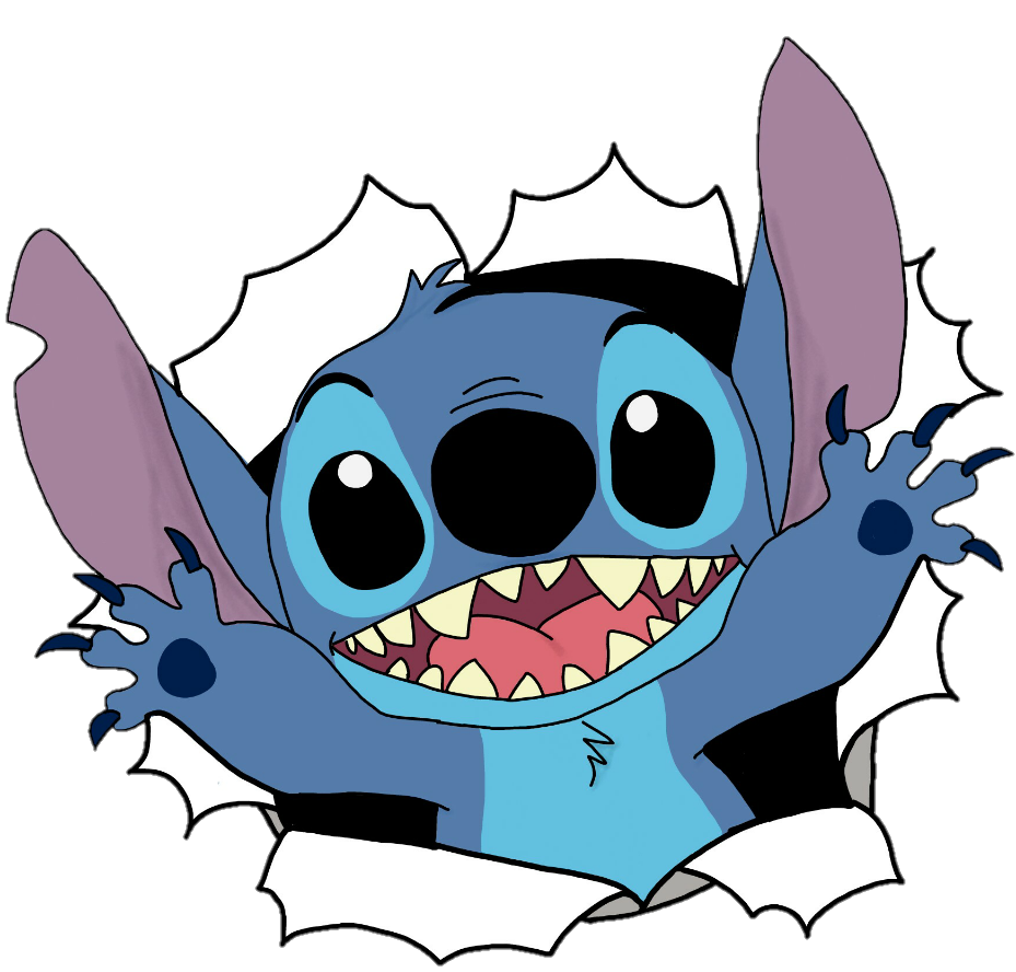 Stitch Stich Sticker By Luan D V