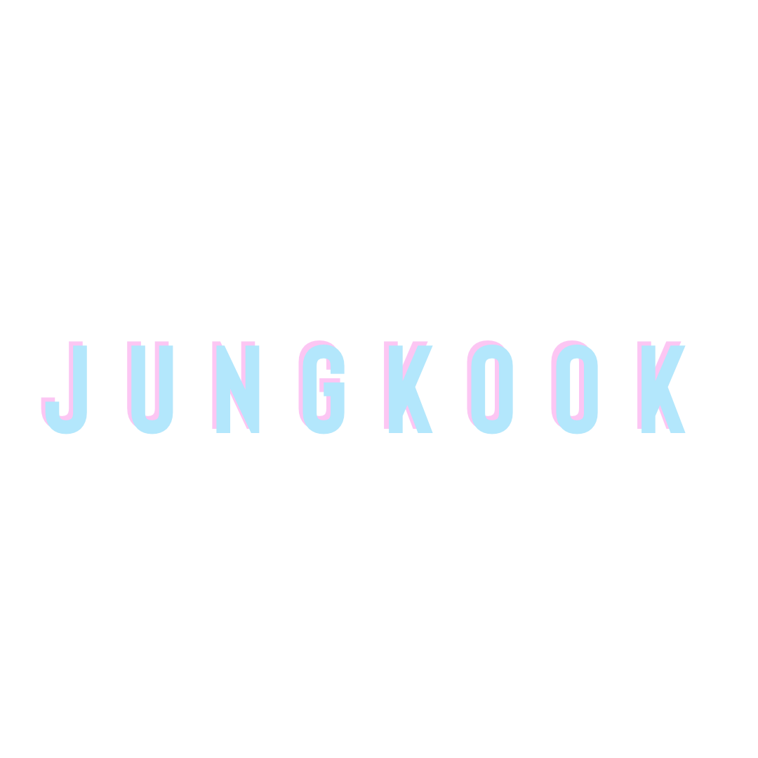 jungkook jeonjungkook font text sticker by @denisse_park