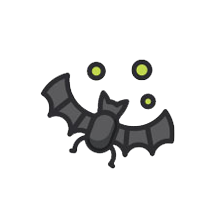 bat animal halloween spooky creepy freetoedit
