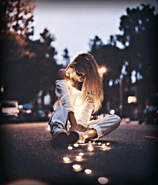 tumblr girl lights