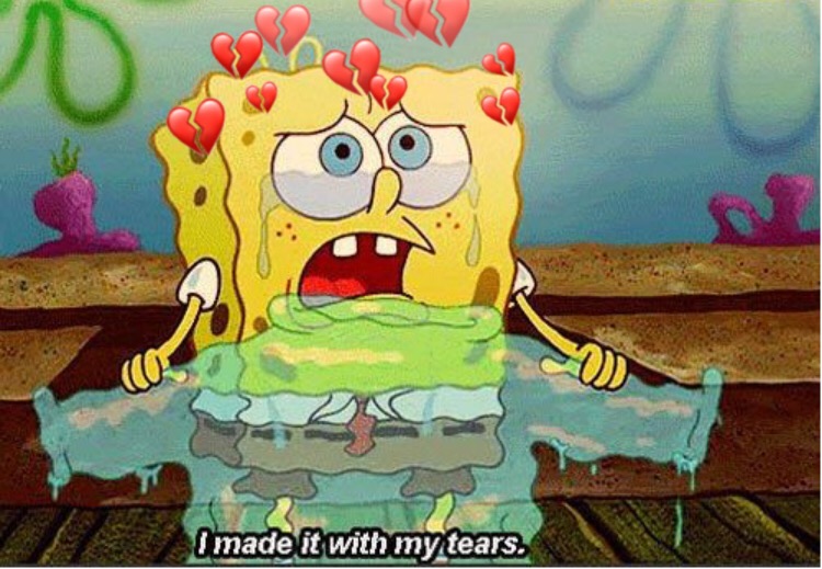 10+ Ide Broken Heart Sad Pictures Cartoon Spongebob - Mopppy