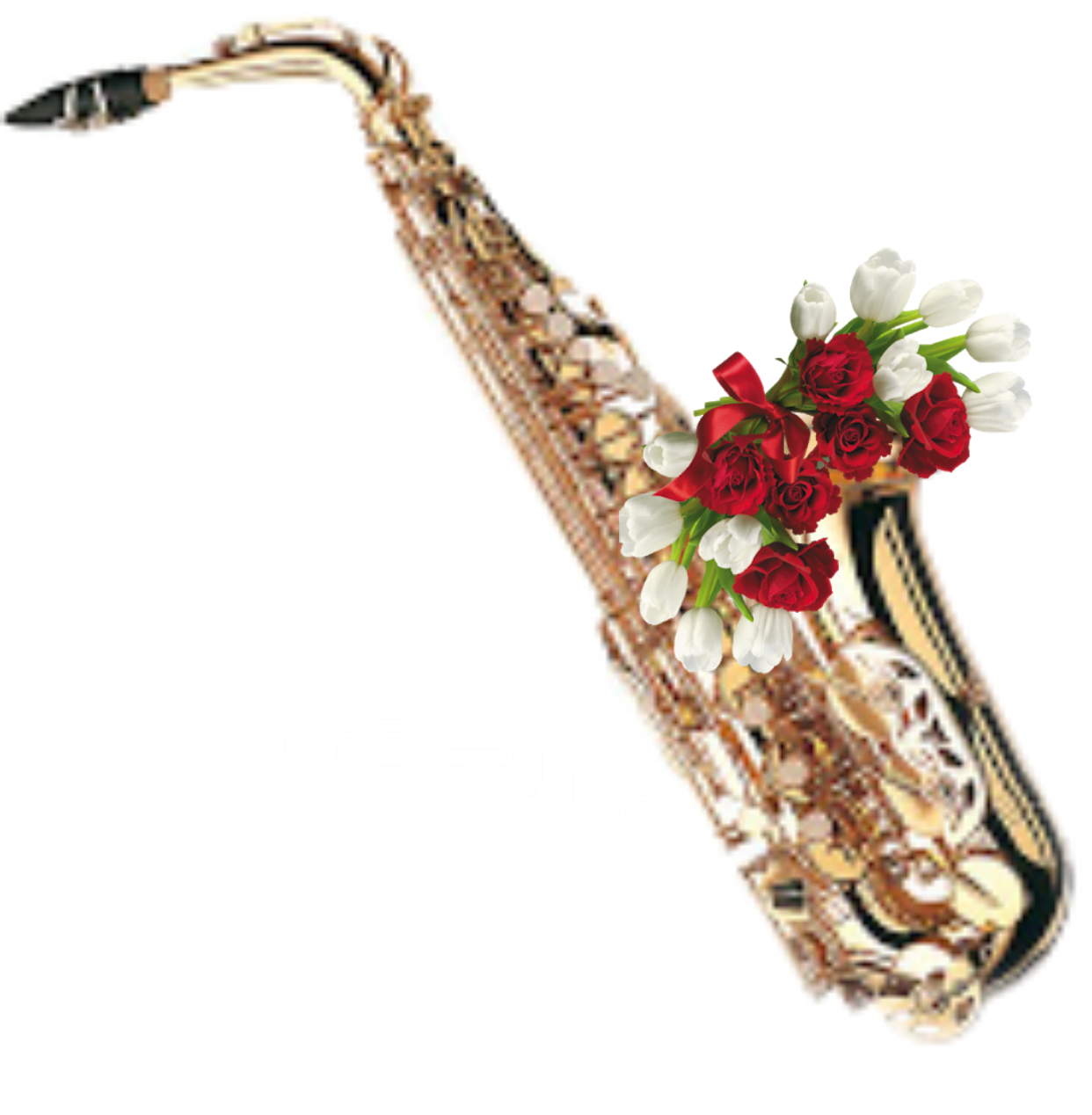 Саксофон. Саксофон музыкальный инструмент. Цветы саксофонисту. Саксофон и цветы. Приятный саксофон