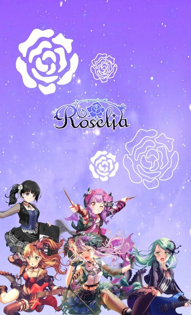 バンドリ Roselia 宇宙柄 壁紙 Image By りぃ