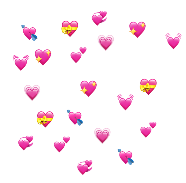 hearts heart heartemoji emojis sticker by @barbara_horacek