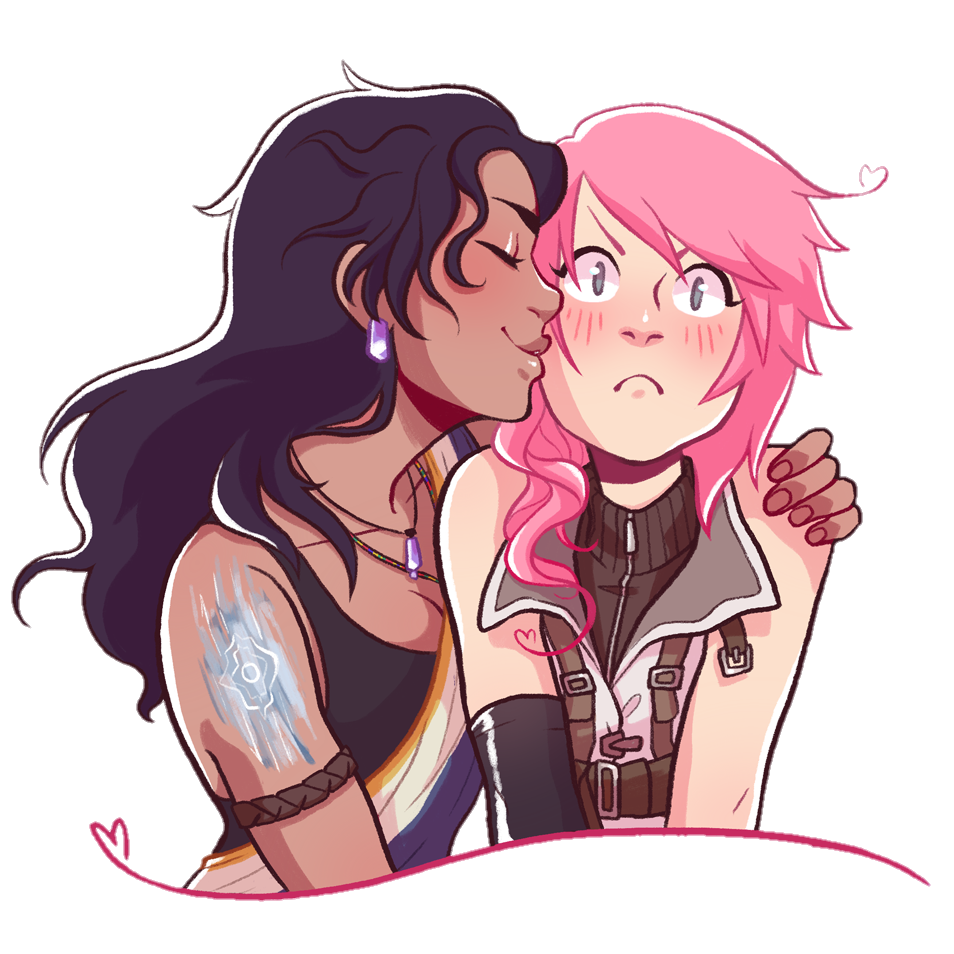 Freetoedit Couple Cute Lesbian Couple Sticker By Lov3st4rs