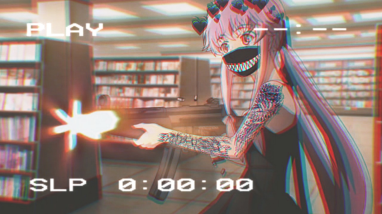 freetoedit trashgang gang trash anime waporwave glitch