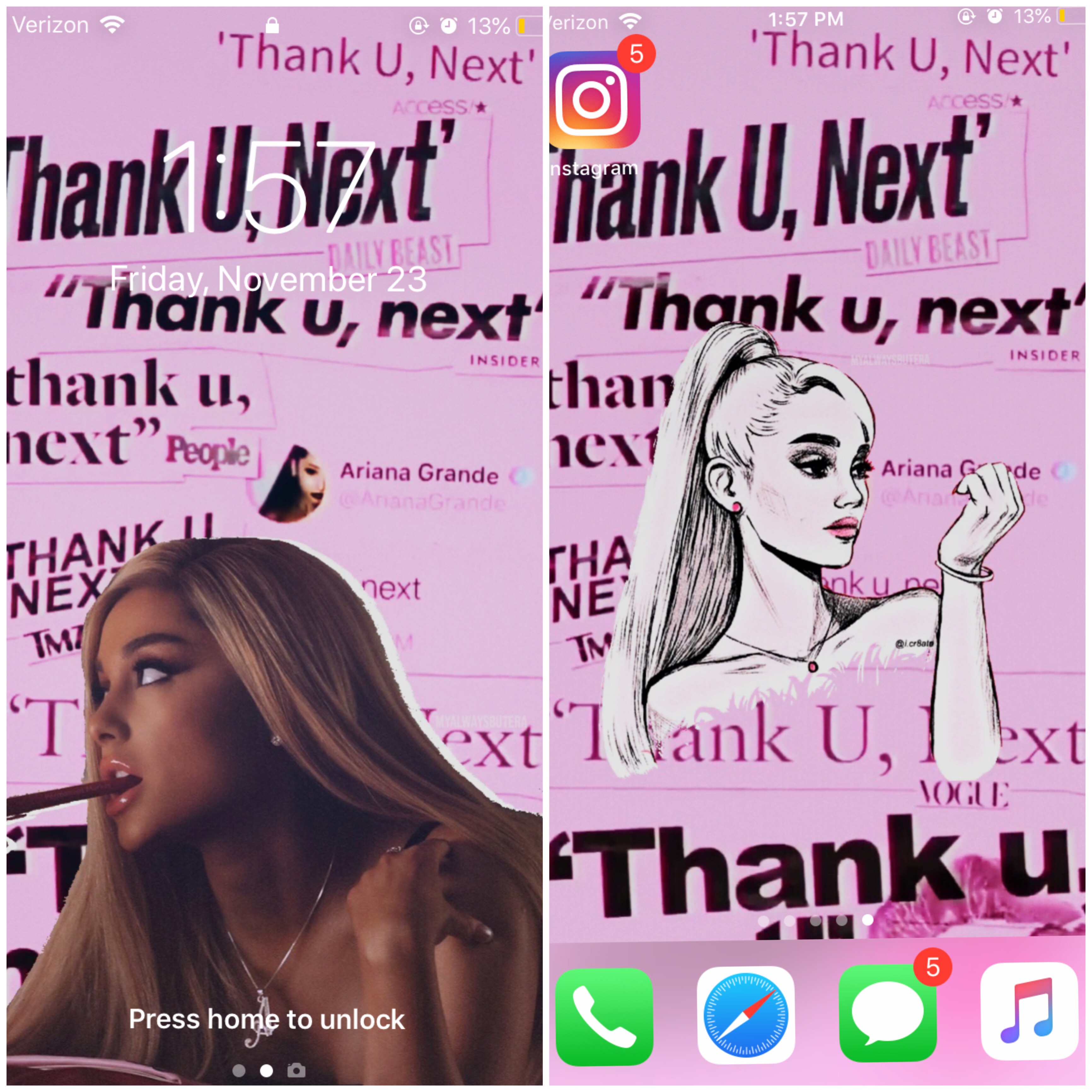 Ariana Grande Lockscreen Pack Repost Or Ask If You