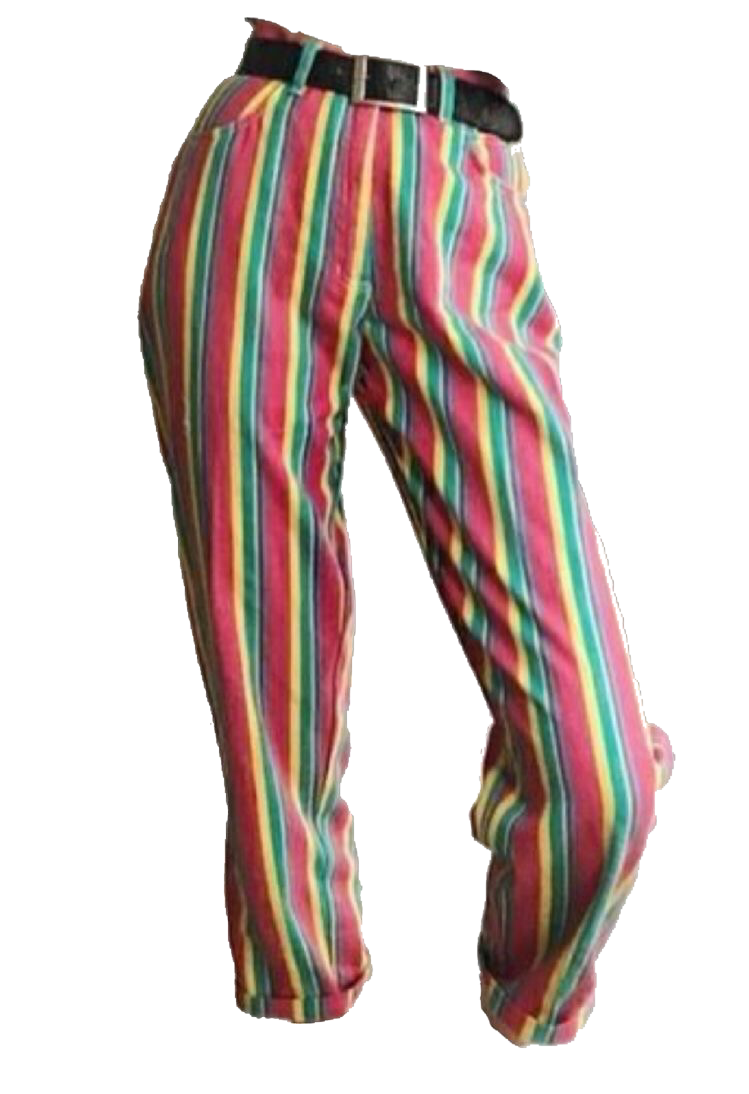 aesthetic striped pants