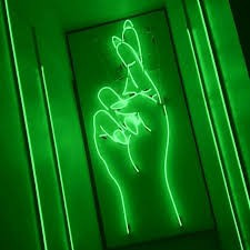 freetoedit aesthetic green neon neonaesthetic