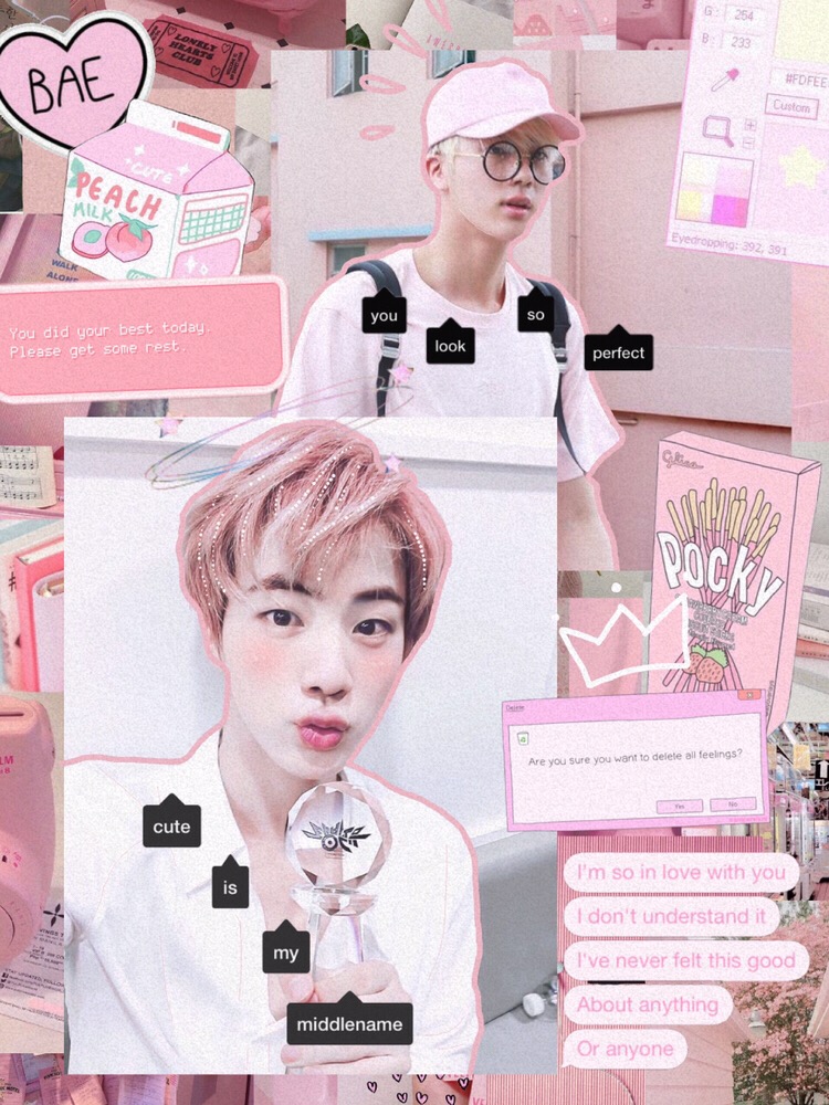 Featured image of post Bts Jin Pink Aesthetic