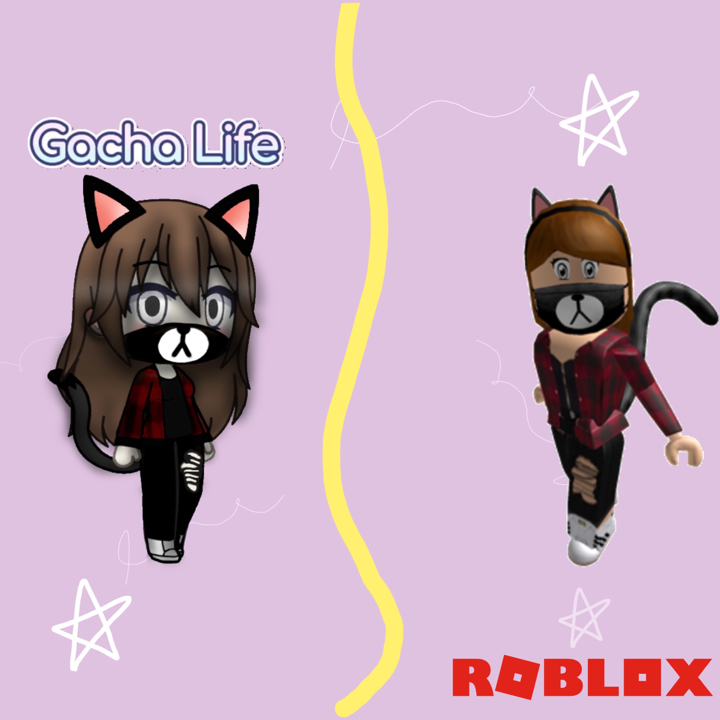 Roblox Gachalife Gacha Life Vs Roblox Image By Mochi