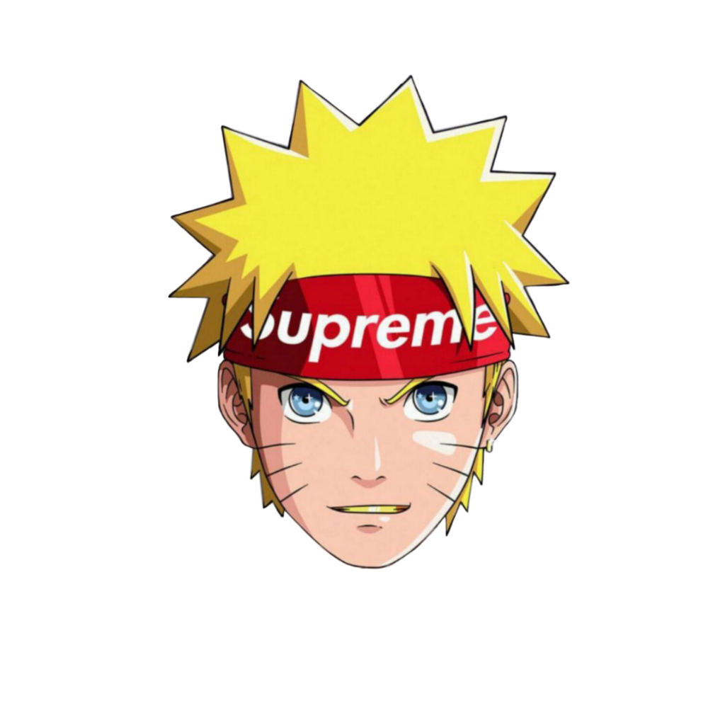 naruto supreme supremestickerremix sticker by @fazleydj384