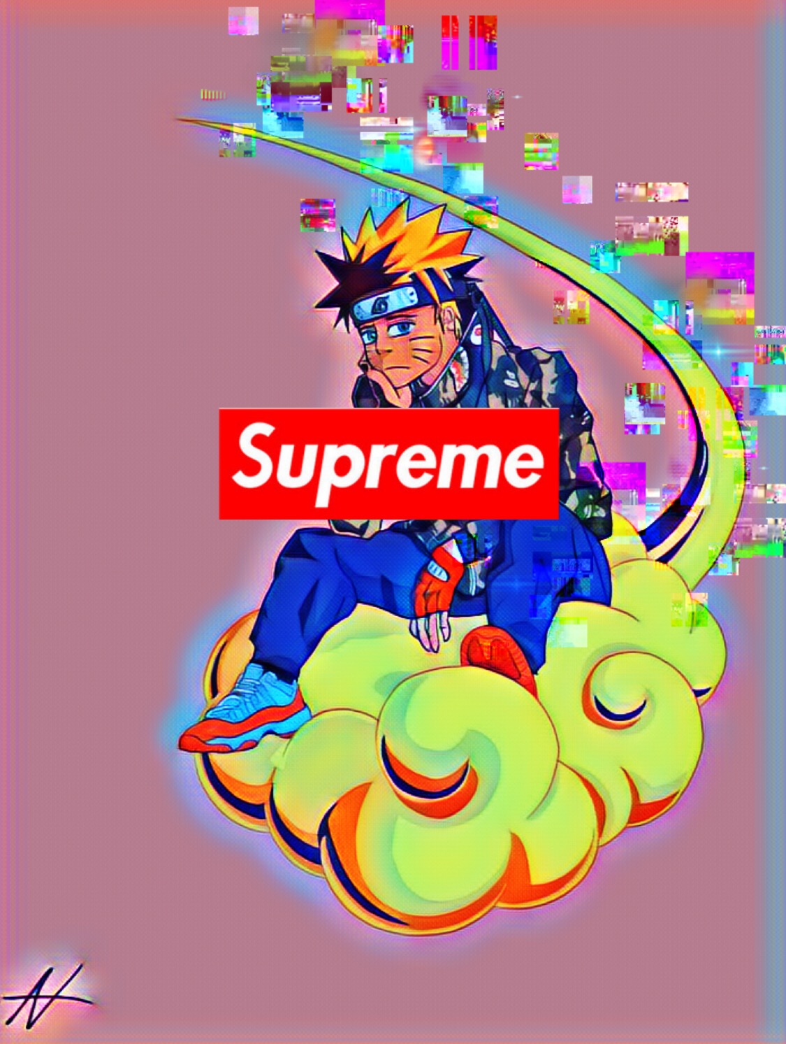 Naruto Uzumaki Bape Supreme Yolo Image By Drake