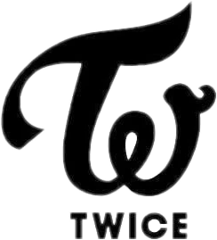 Twice ロゴ ロゴマーク Kーpop Sticker By 우미