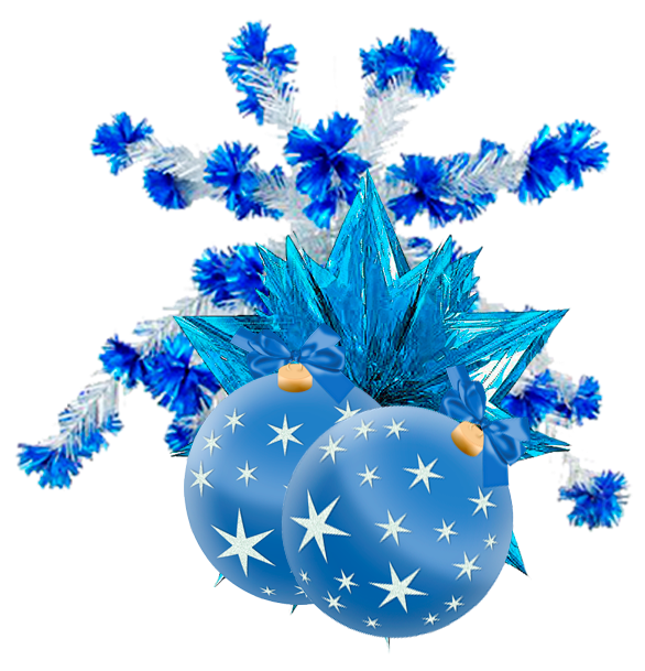 christmas blue ornaments freetoedit sticker by salulilbug