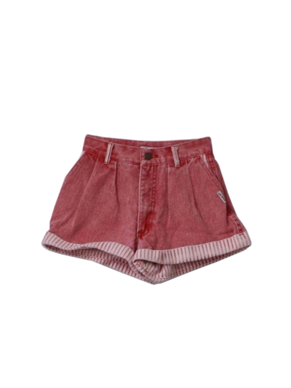 Shorts Denimshorts Jeanshorts Red Sticker By Icypuppies