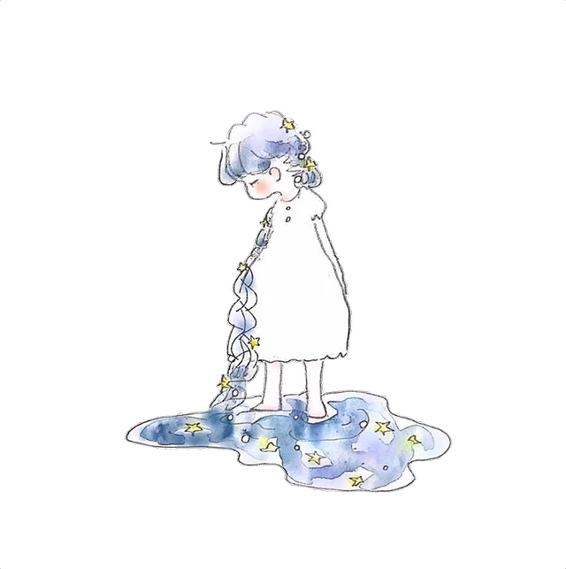 女の子 かわいい 可愛い 水色 青 Girl Cute Sticker By M A C H I 女の子 かわいい 可愛い 水色 青 Girl Cute Sticker By M A C H I