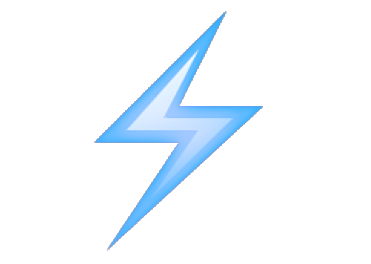 lightning emoji lightningemoji sticker by rappiefrappie