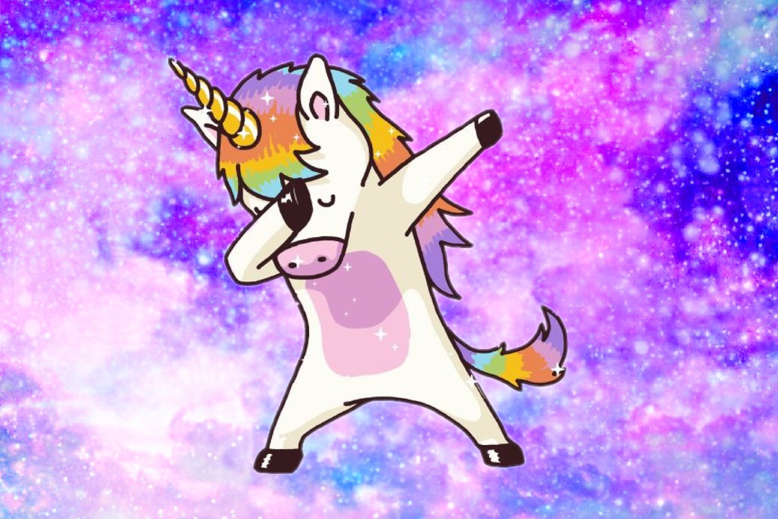 This visual is about dabbingunicorn galaxy unicorn freetoedit #dabbingunico...