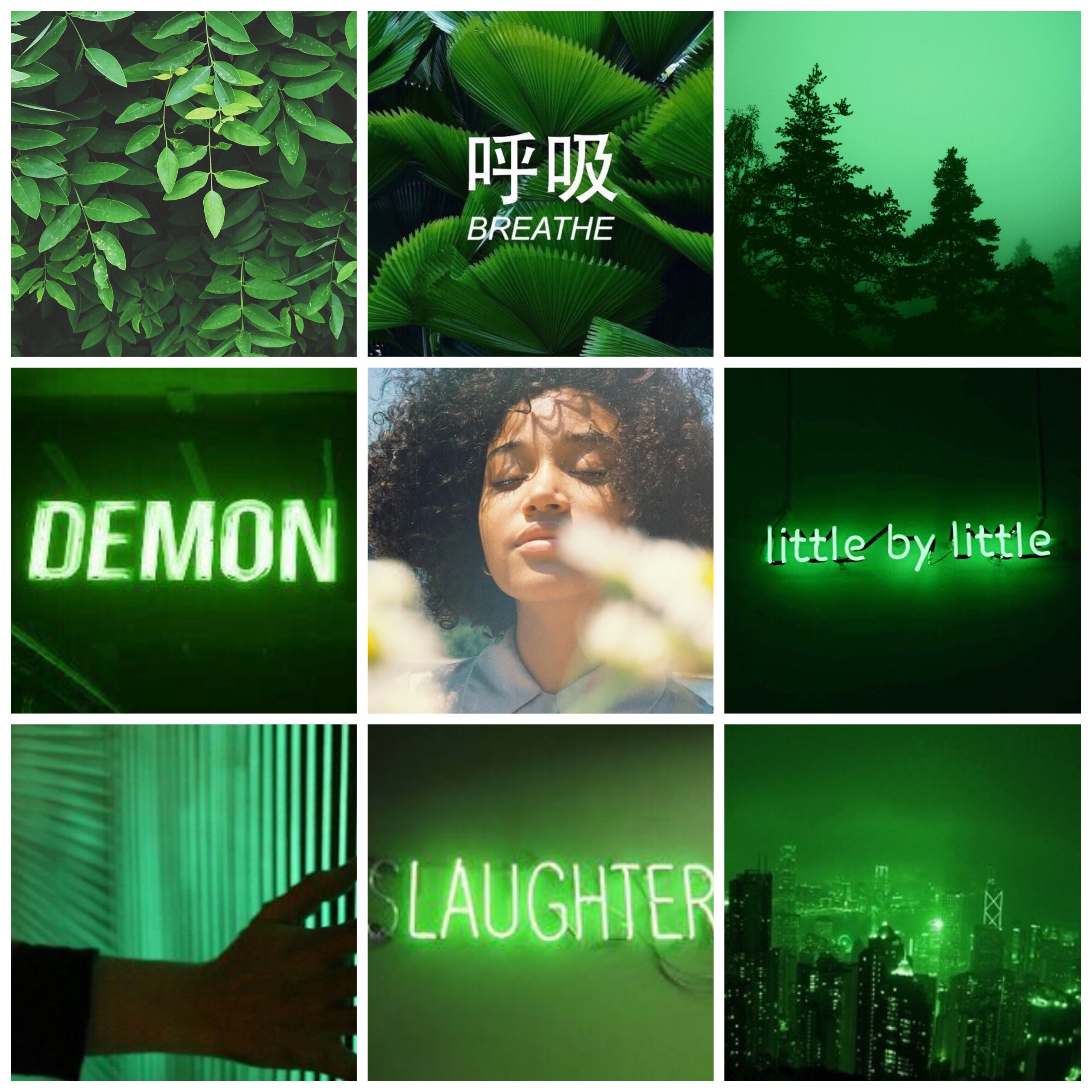 Featured image of post Neon Green Aesthetic Demon