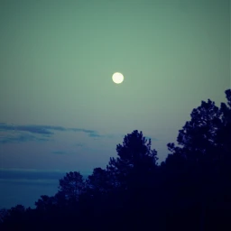pclightinthedark lightinthedark moon moonlight trees pcafterdark pcbluehour bluehour