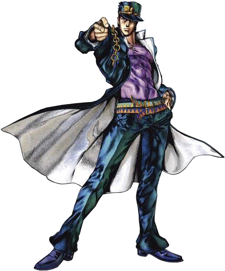 Jotaro Transparent : Jotaro is a delinquent who lives an ordinary life