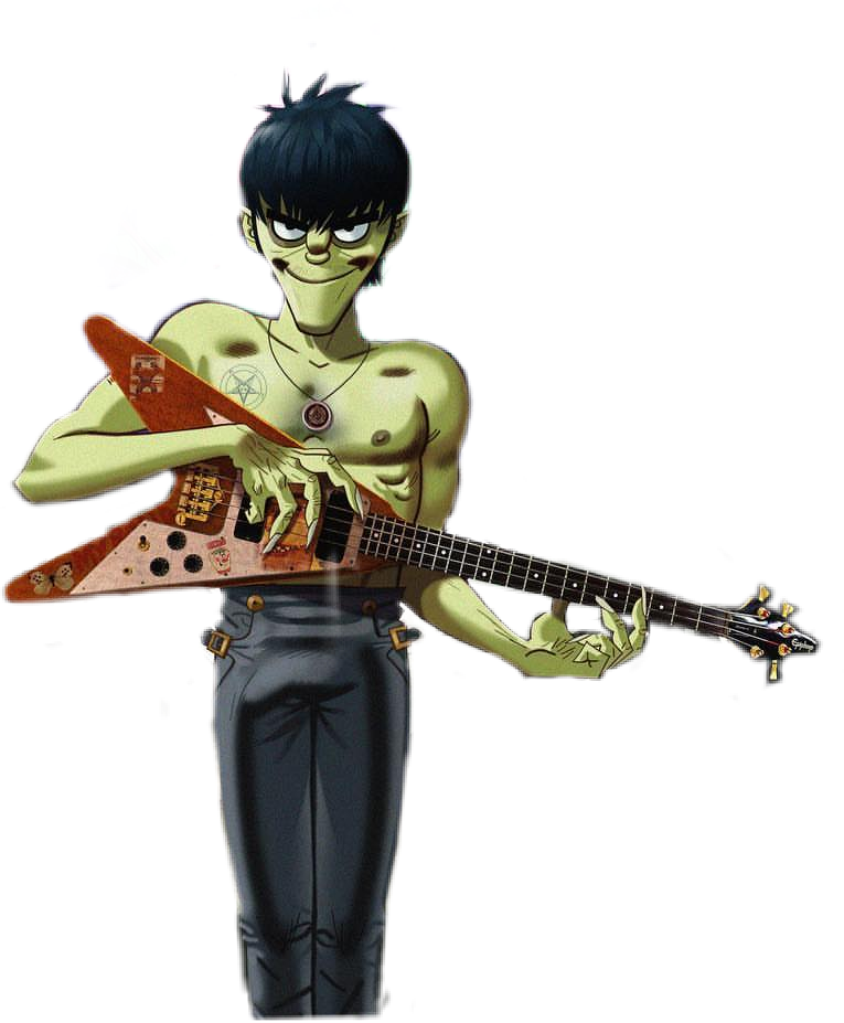 This visual is about murdoc gorillaz phase4 2d noodle freetoedit #murdoc #g...