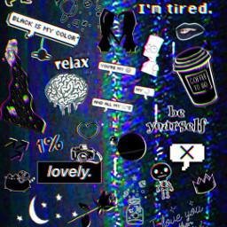 freetoedit wallpaper background tumblr aesthetic glitch error blue green black stickers wp wow