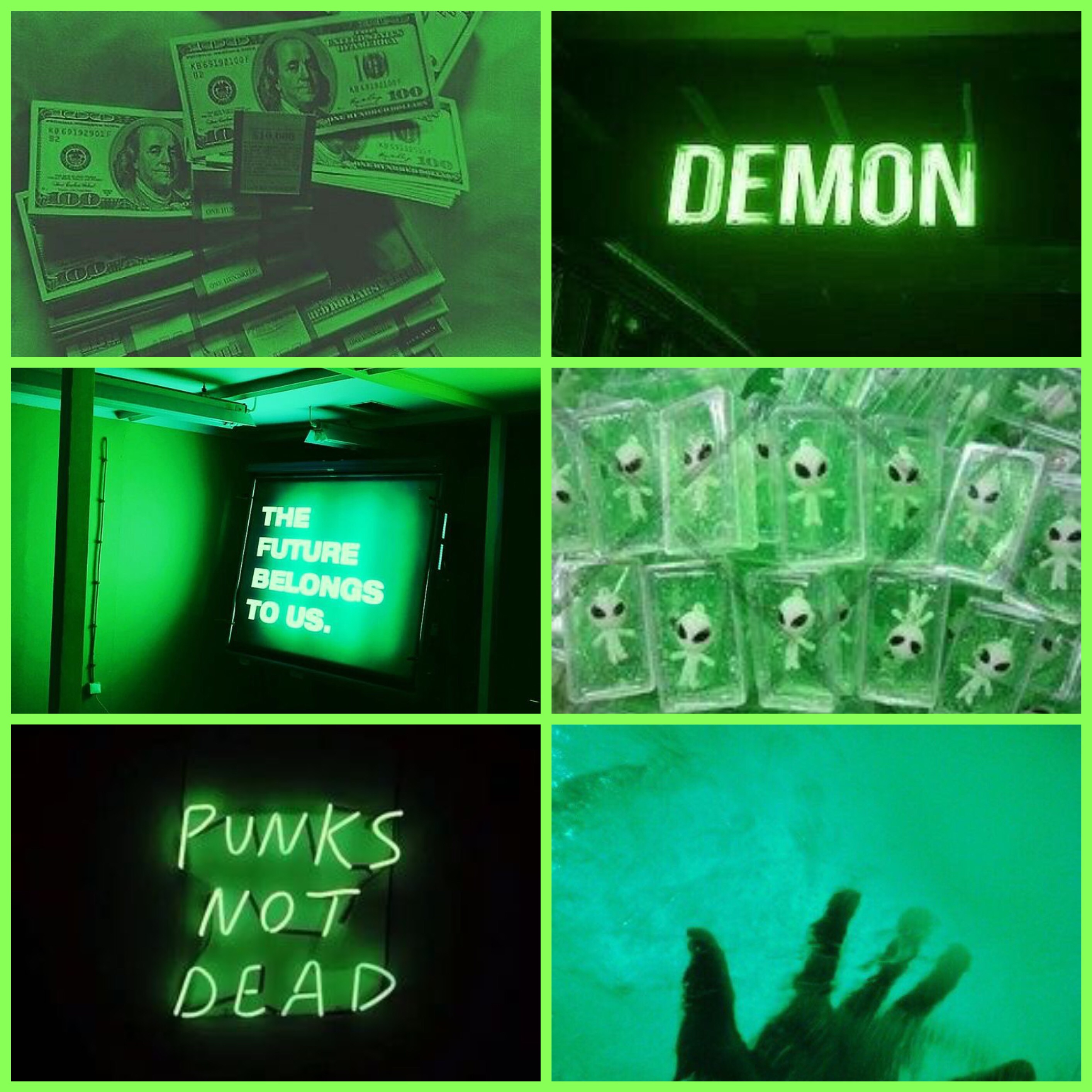 Green Demon Aesthetic