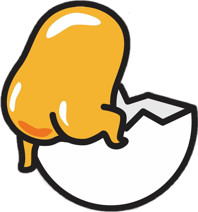 This visual is about gudetama gudetamaegg funny cute egg freetoedit #gudeta...