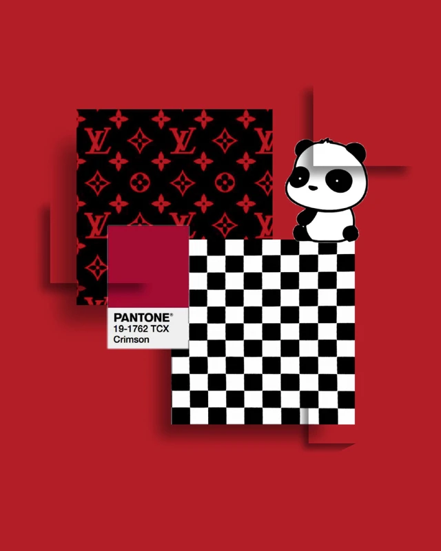 Red Black White Panda Image By Bigbadunnii 2 red black white panda image by