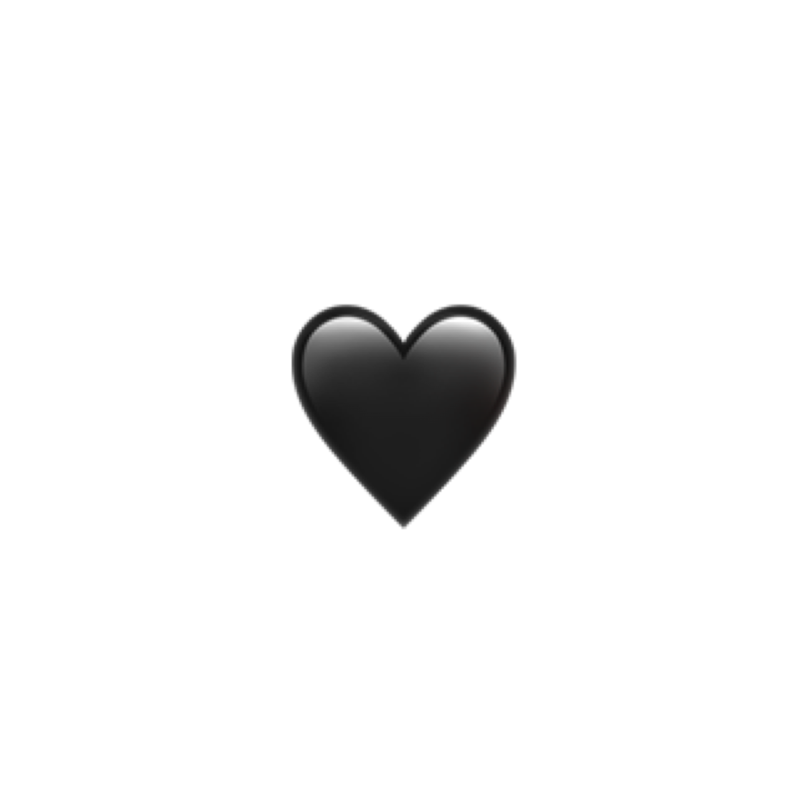 Heart Black Emoji Freetoedit Heart Sticker By Dexhornet