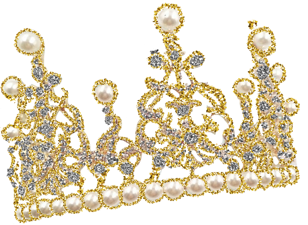 Queen Crown Decal Sticker - Gold Vinyl, 6-inch, For Cars, Laptops & More