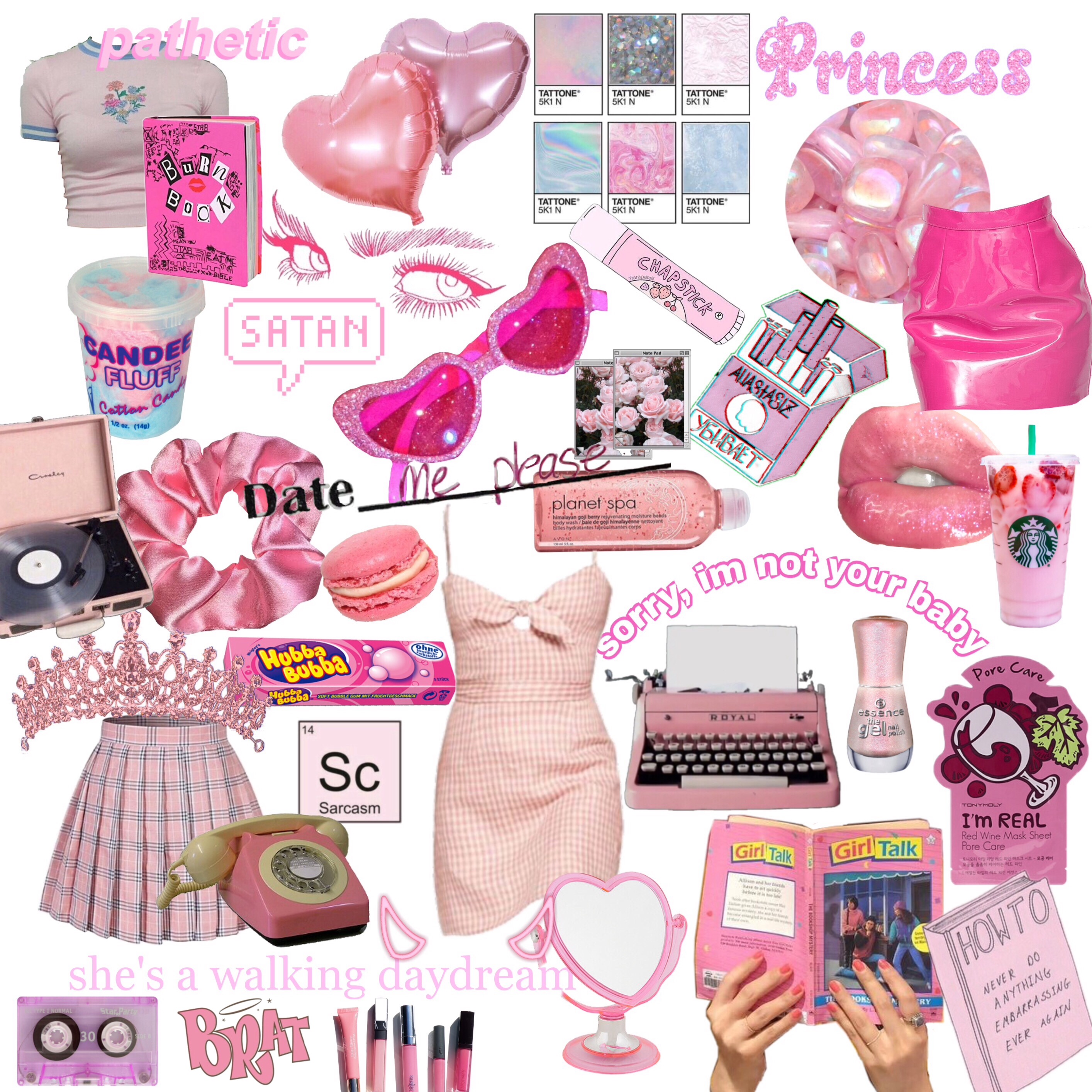moodboard pink sticker angel princess image by @justagurly