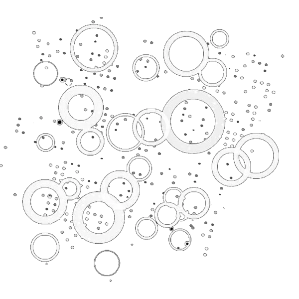 Aesthetic Circle Circles Dots Dot Sticker By Proomo
