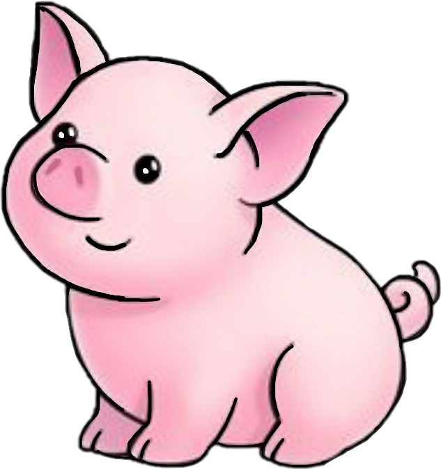 cerdito cerdo chancho chanchito sticker by @julietaalthabe