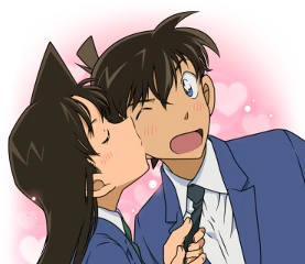 Detectiveconan 名探偵コナン工藤新一毛利蘭sticker By Conan Ai