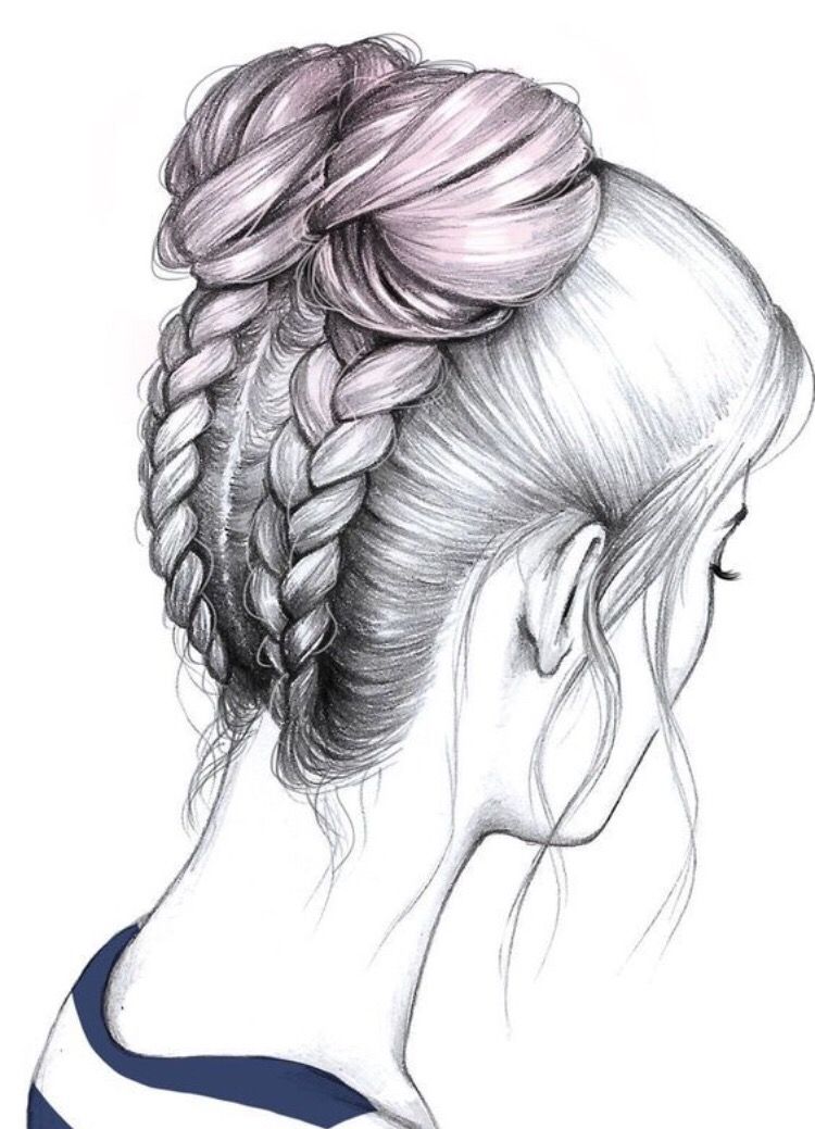 Featured image of post Braid Drawings Of Hairstyles Drawing hair can seem more challenging than it actually is but these easy art tutorials will help you understand how to draw hair with ease