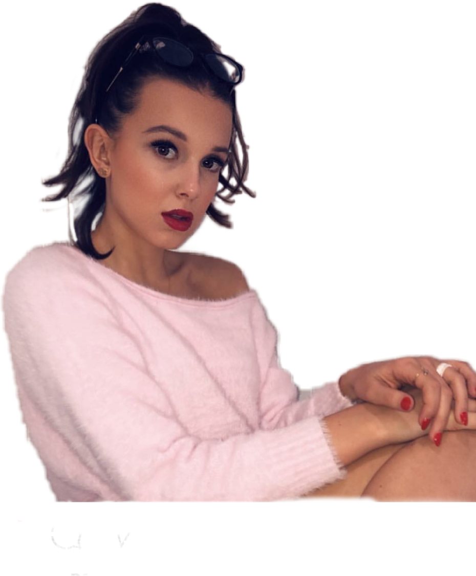 Milliebobbybrown 11 Strangerthings Jane Sticker By Xziuziq 