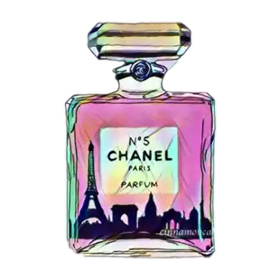 chanel aesthetic girly perfume sticker by @loveislove2341