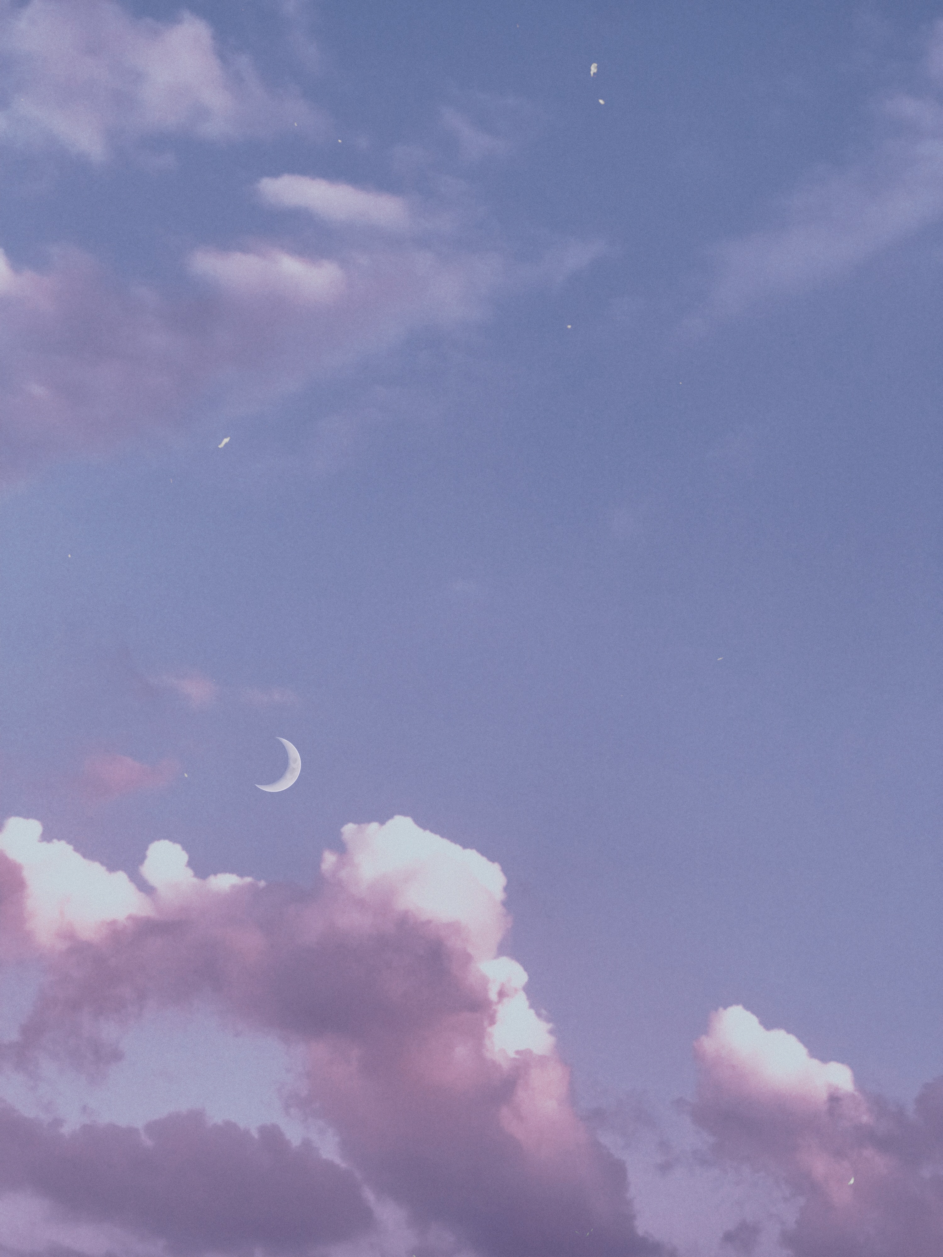 #myphotography #clouds #moon #purple #freetoedit